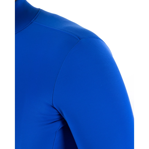 Bluza kolarska gładka, chabrowa