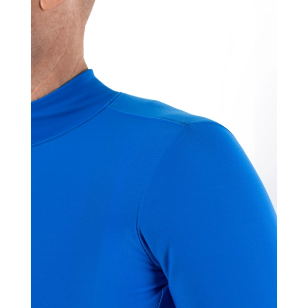 Bluza kolarska gładka, niebieska