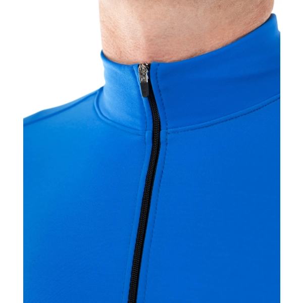 Bluza kolarska gładka, niebieska