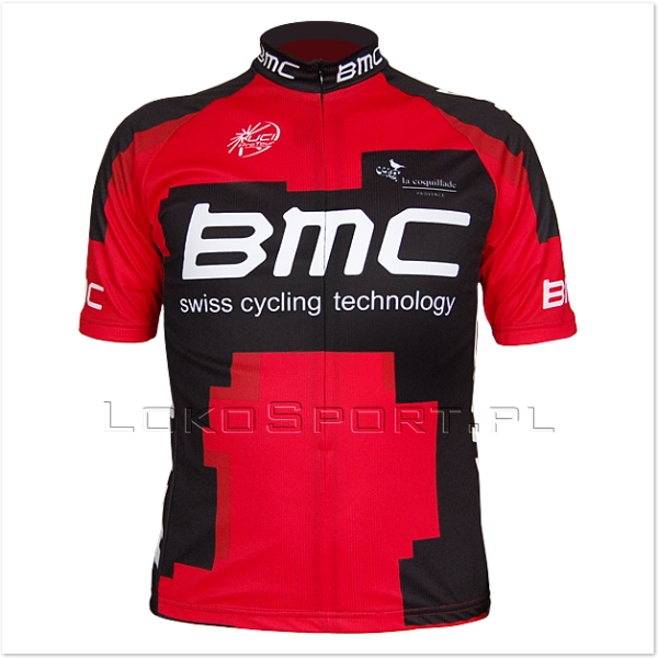 Koszulka kolarska BMC silikonowy ściągacz