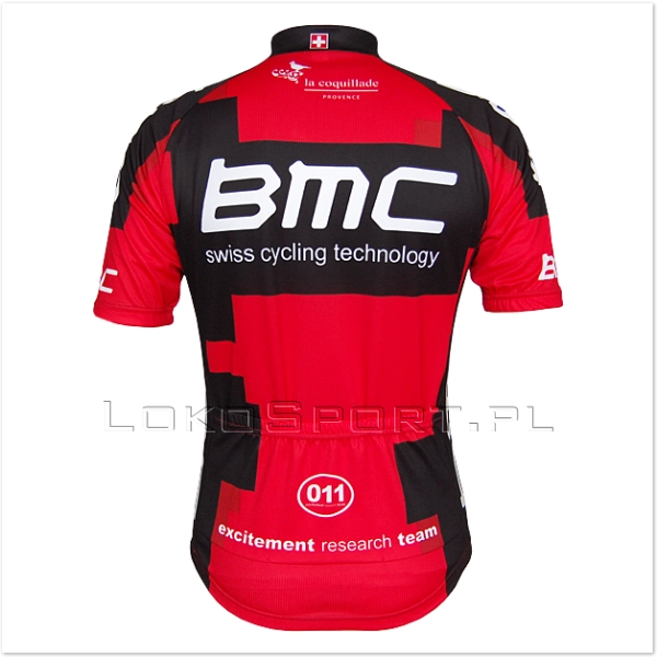 Koszulka kolarska BMC silikonowy ściągacz