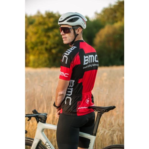 Koszulka kolarska BMC silikonowy ściągacz