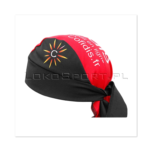 Oddychająca bandana kolarska COFIDIS