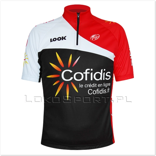 Komplet kolarski, koszulka i spodenki COFIDIS, Super wkładka