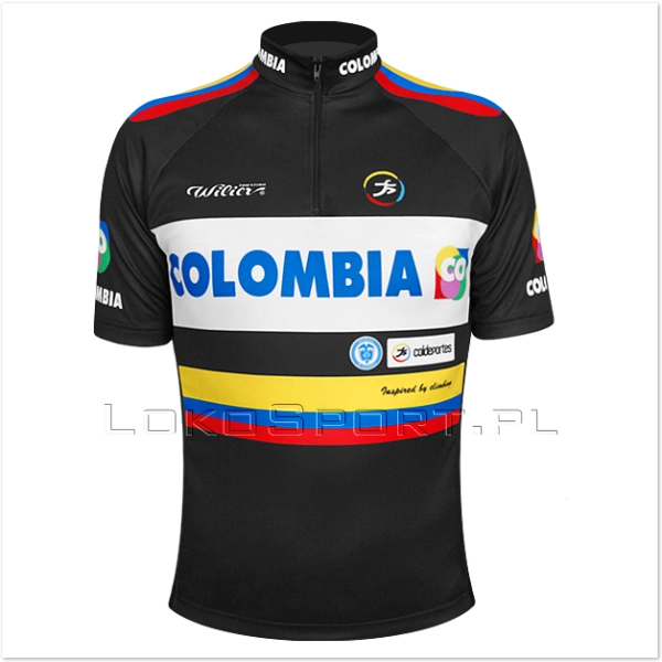 Koszulka kolarska COLOMBIA silikonowy ściągacz