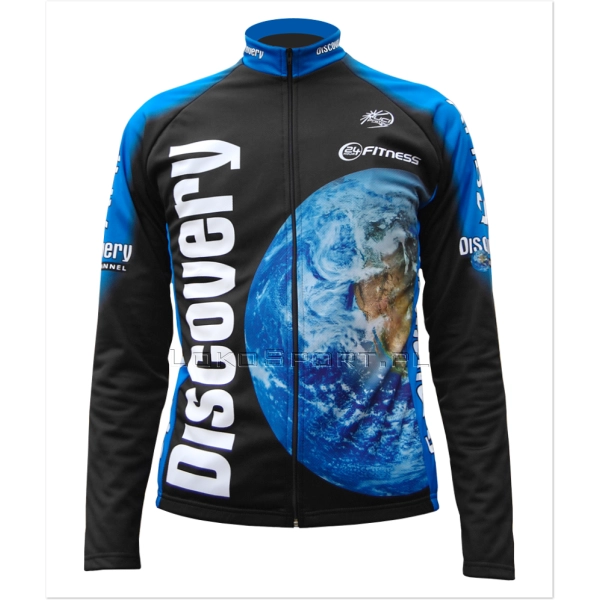 Ocieplana bluza kolarska Discovery Czarne