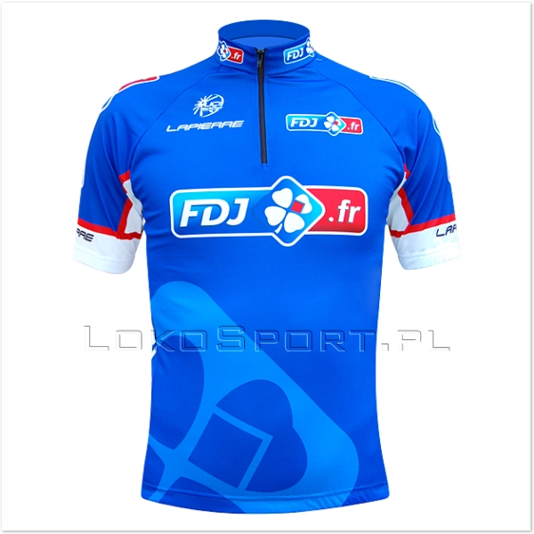 Komplet kolarski, koszulka i spodenki FDJ, Super wkładka