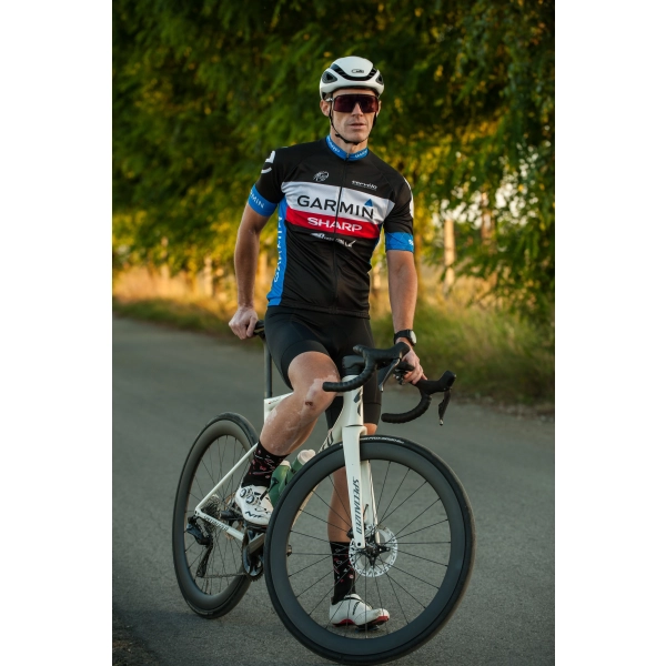 Koszulka kolarska GARMIN silikonowy ściągacz