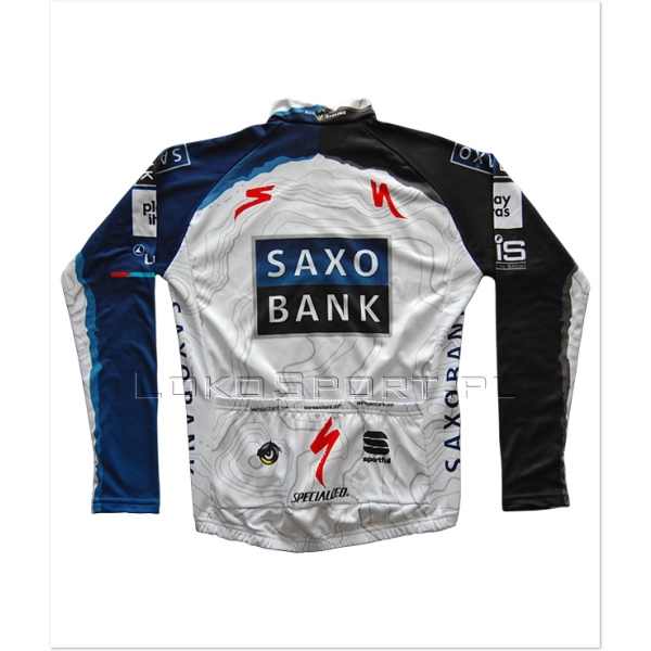 Ocieplana bluza kolarska Saxo Bank