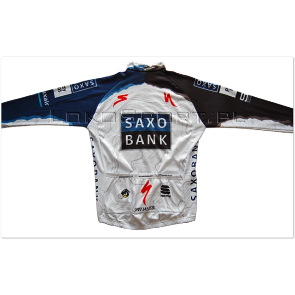 Ocieplana bluza kolarska Saxo Bank