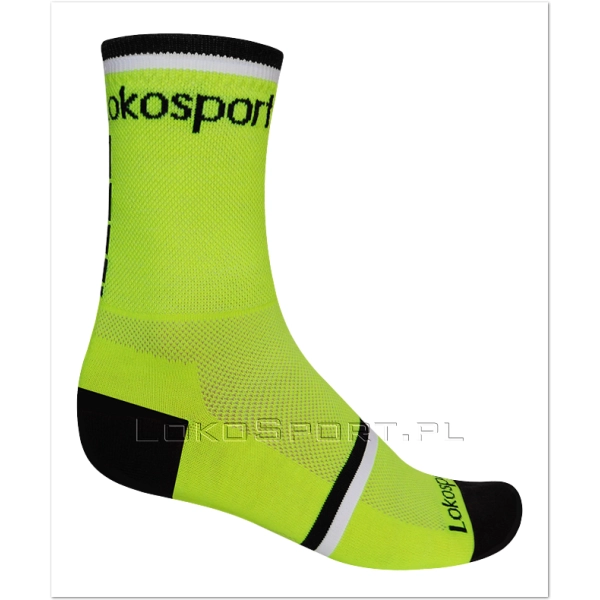 Skarpetki FLUO, Żółte, wysokie
