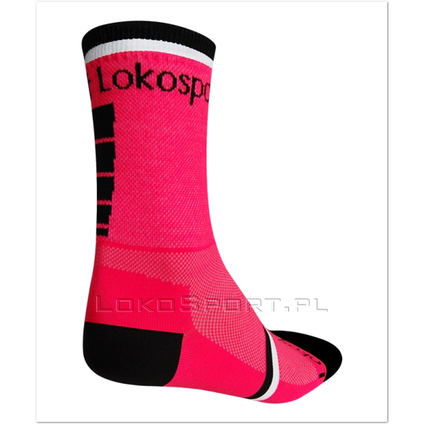 Skarpetki FLUO, Różowe, wysokie