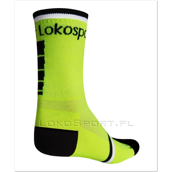 Skarpetki FLUO, Żółte, wysokie