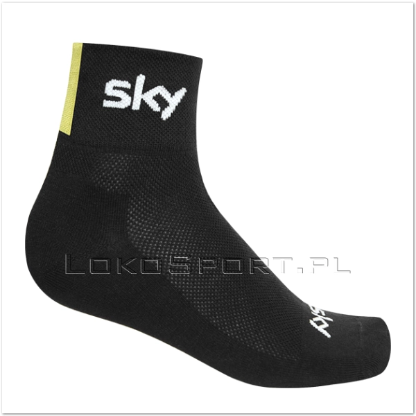 Skarpetki SKY Żółty, Czarne